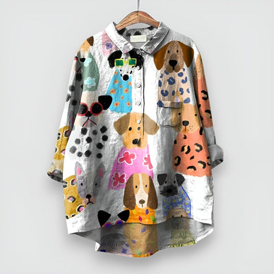 Marlowe – The Happy Print Blouse