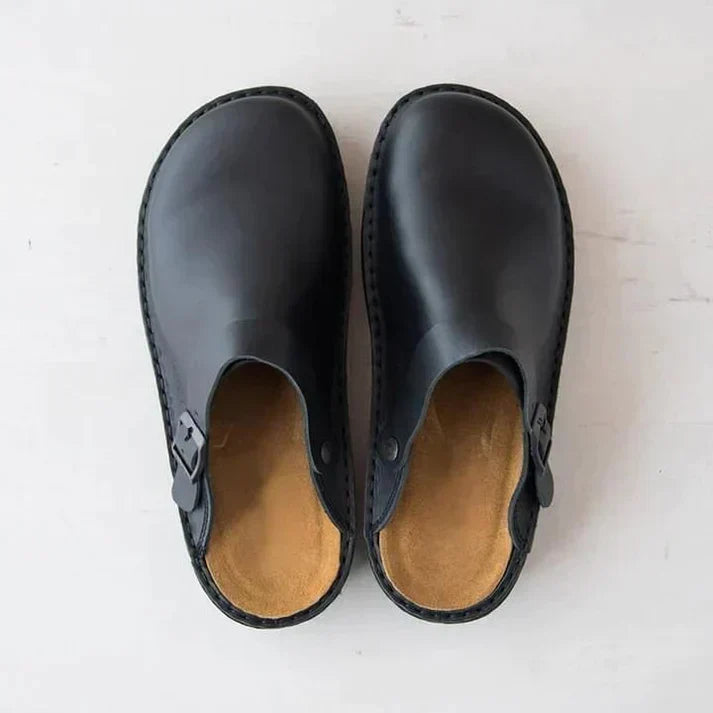 Noah™ | Orthopedic Leather Comfort Slippers