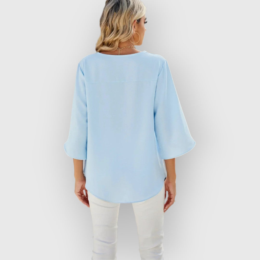 Rachel V-neck Blouse