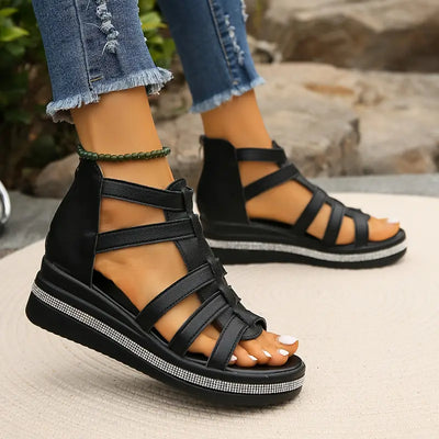 CHLOE© - Elegant Wedge Sandals