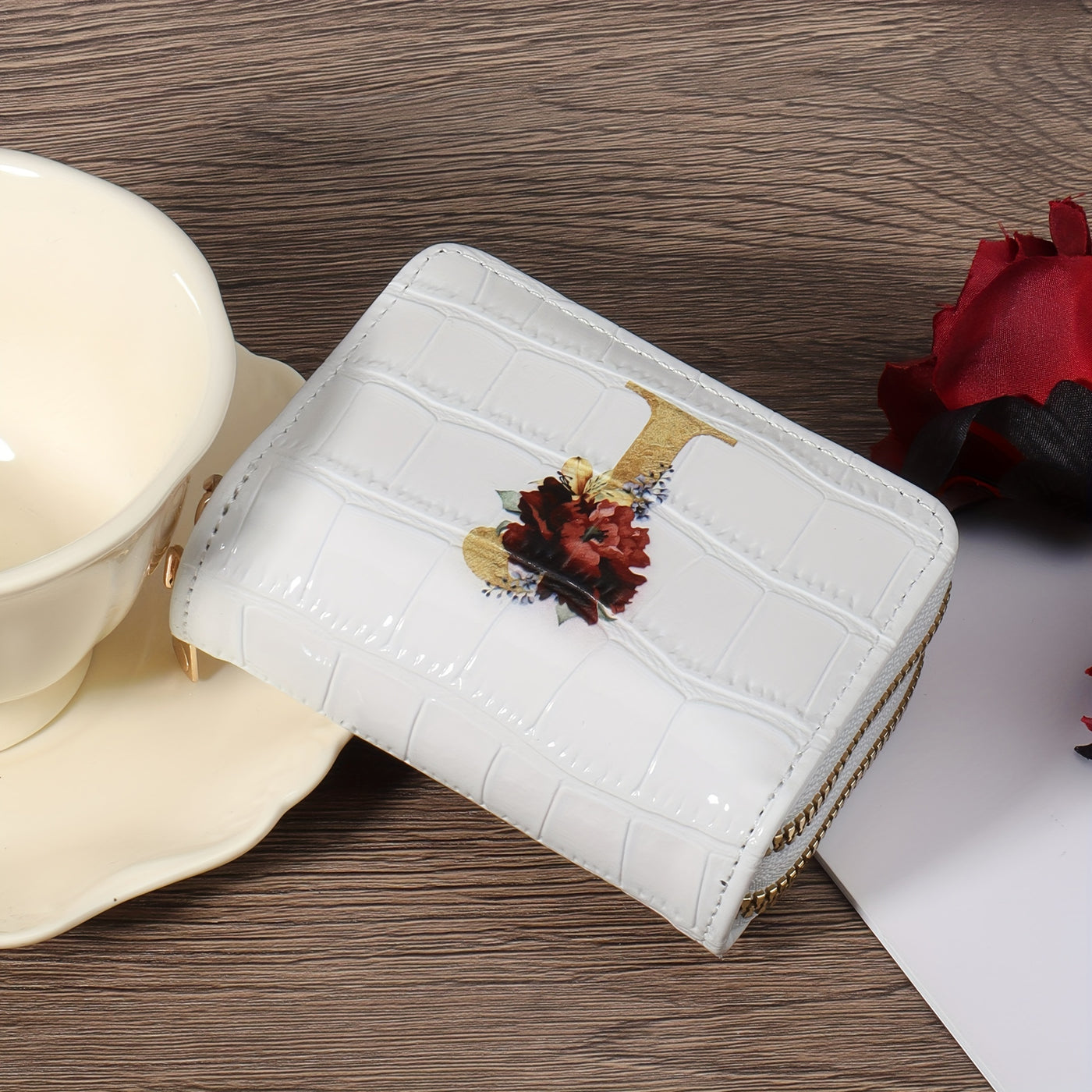 Rowan™ Monogram Leather Wallet