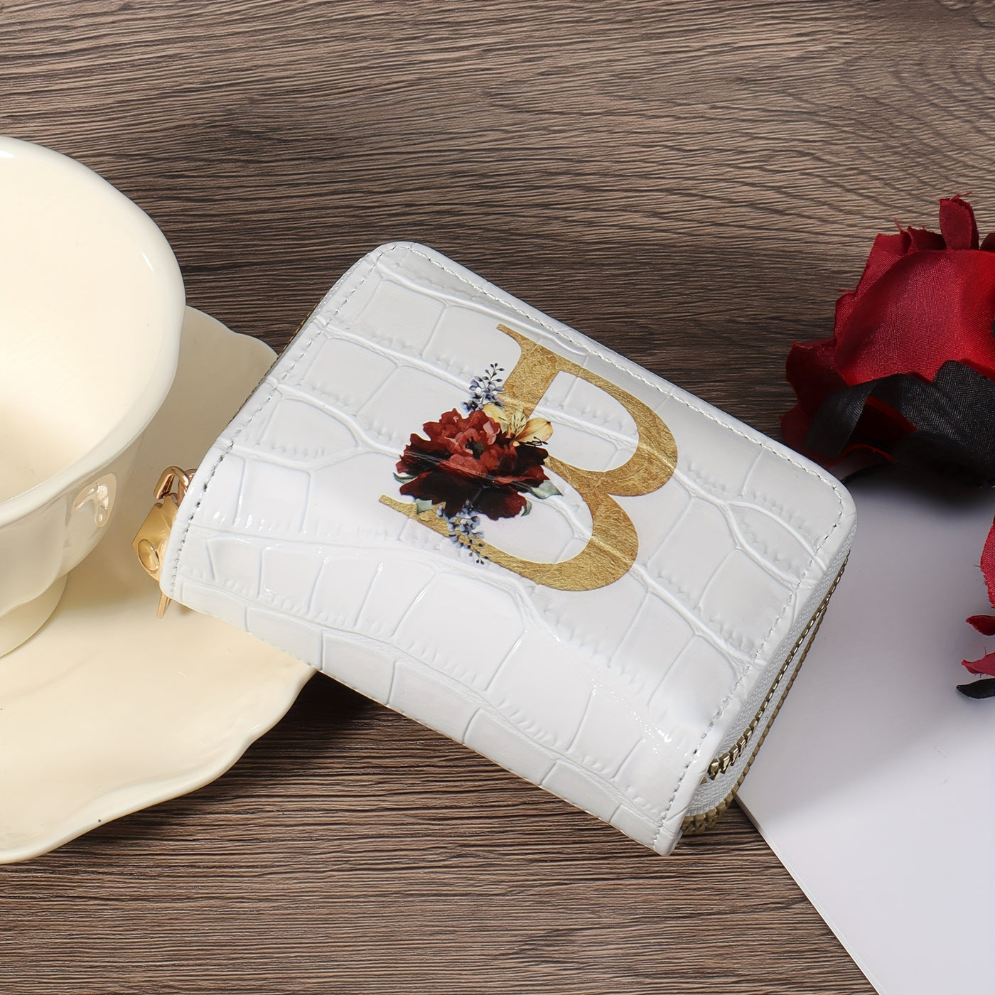 Rowan™ Monogram Leather Wallet