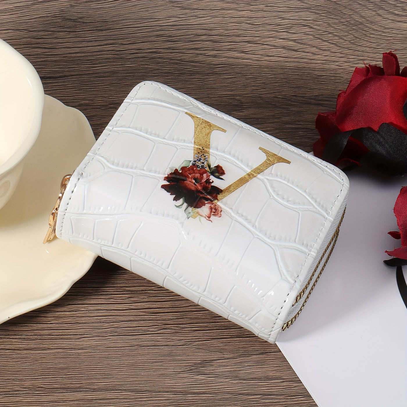 Rowan™ Monogram Leather Wallet