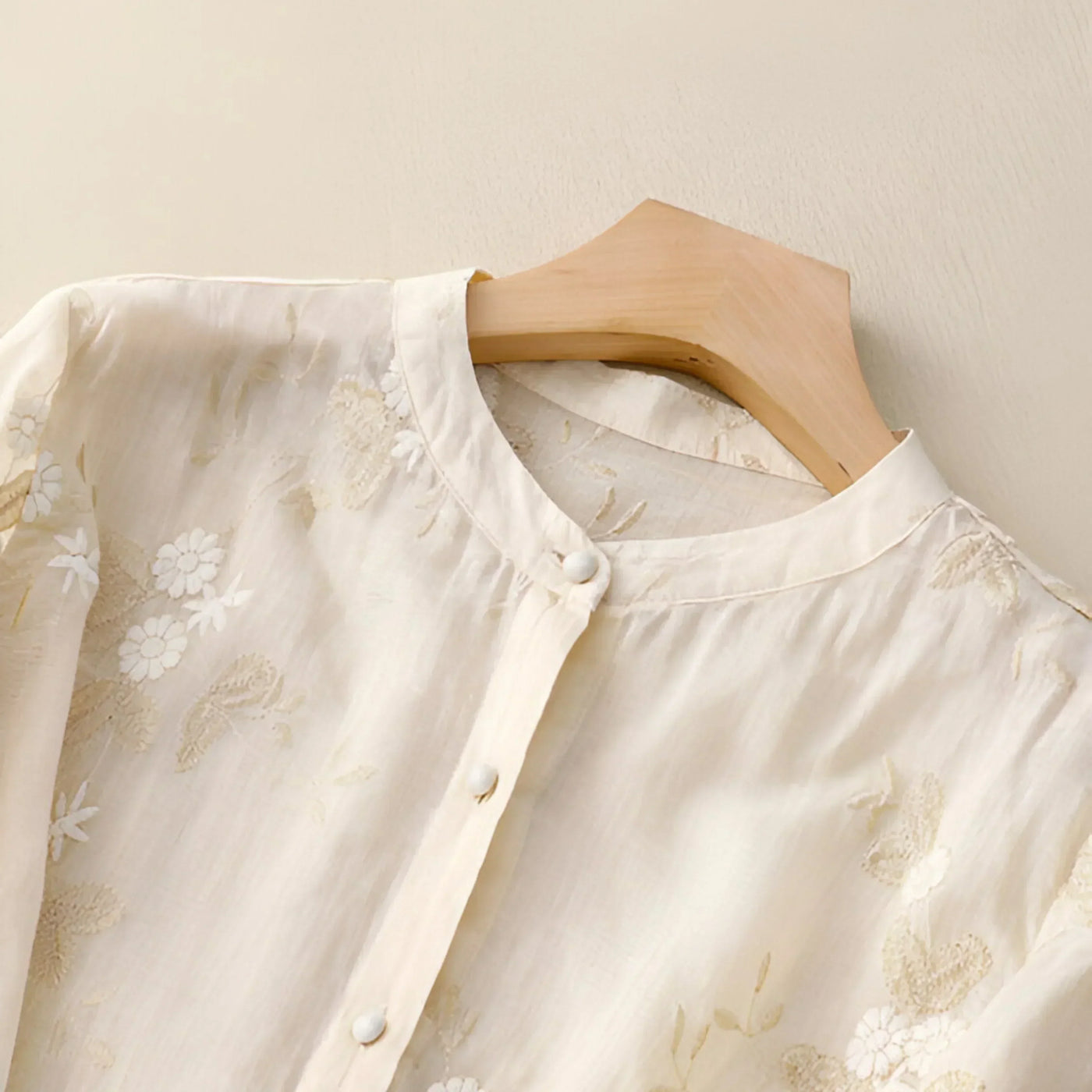 Magdalene | Embroidered Floral Blouse
