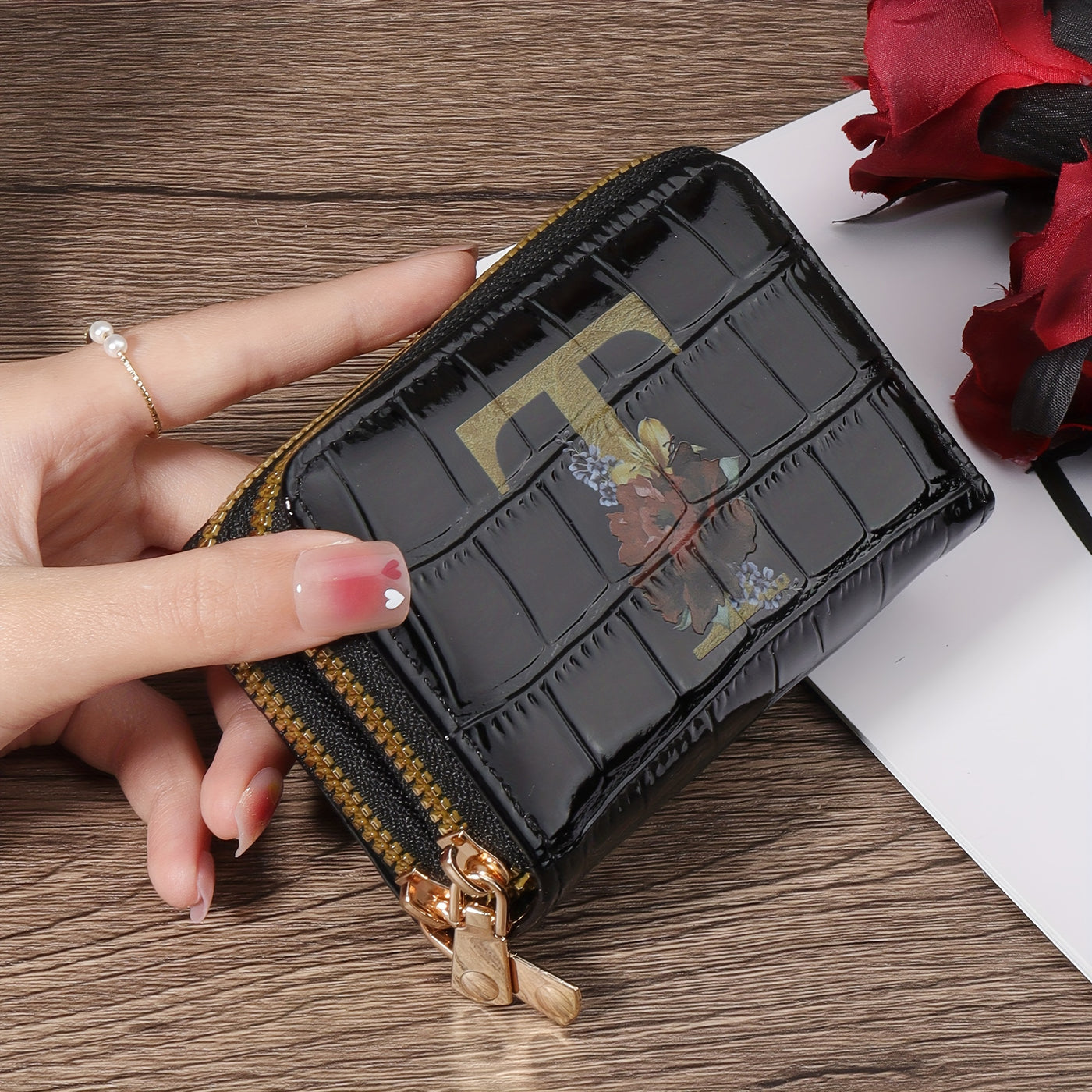 Rowan™ Monogram Leather Wallet