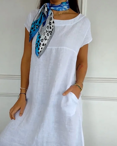 BELVAR - White Haven Casual Cotton Dress