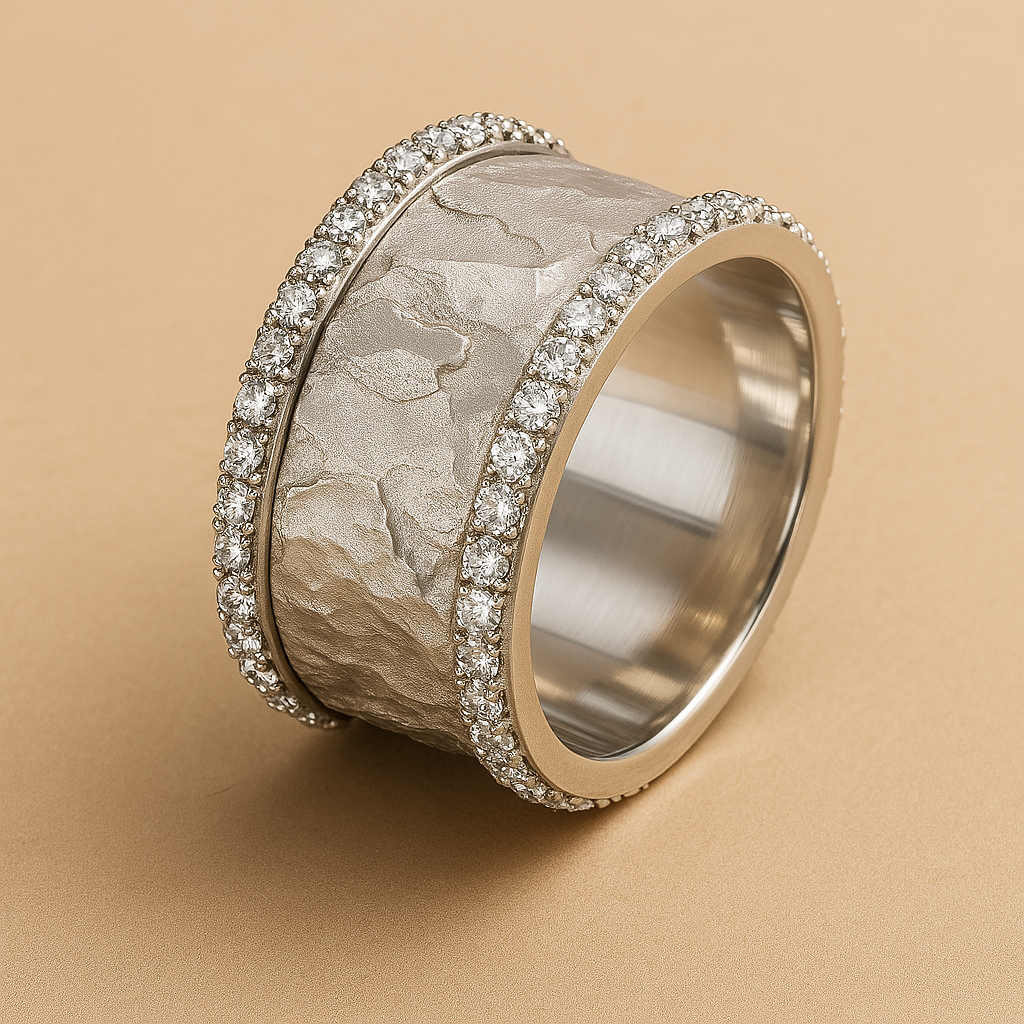 Vera – Antique Silver Sparkle Band