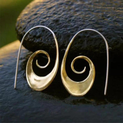 Amara – Bohemian Loop Drop Earrings