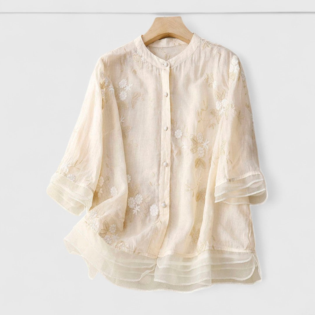 Maisie - Floral Blouse Made with Premium Materials