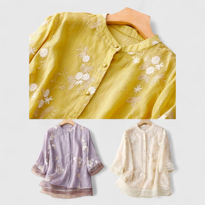 Maisie - Floral Blouse Made with Premium Materials