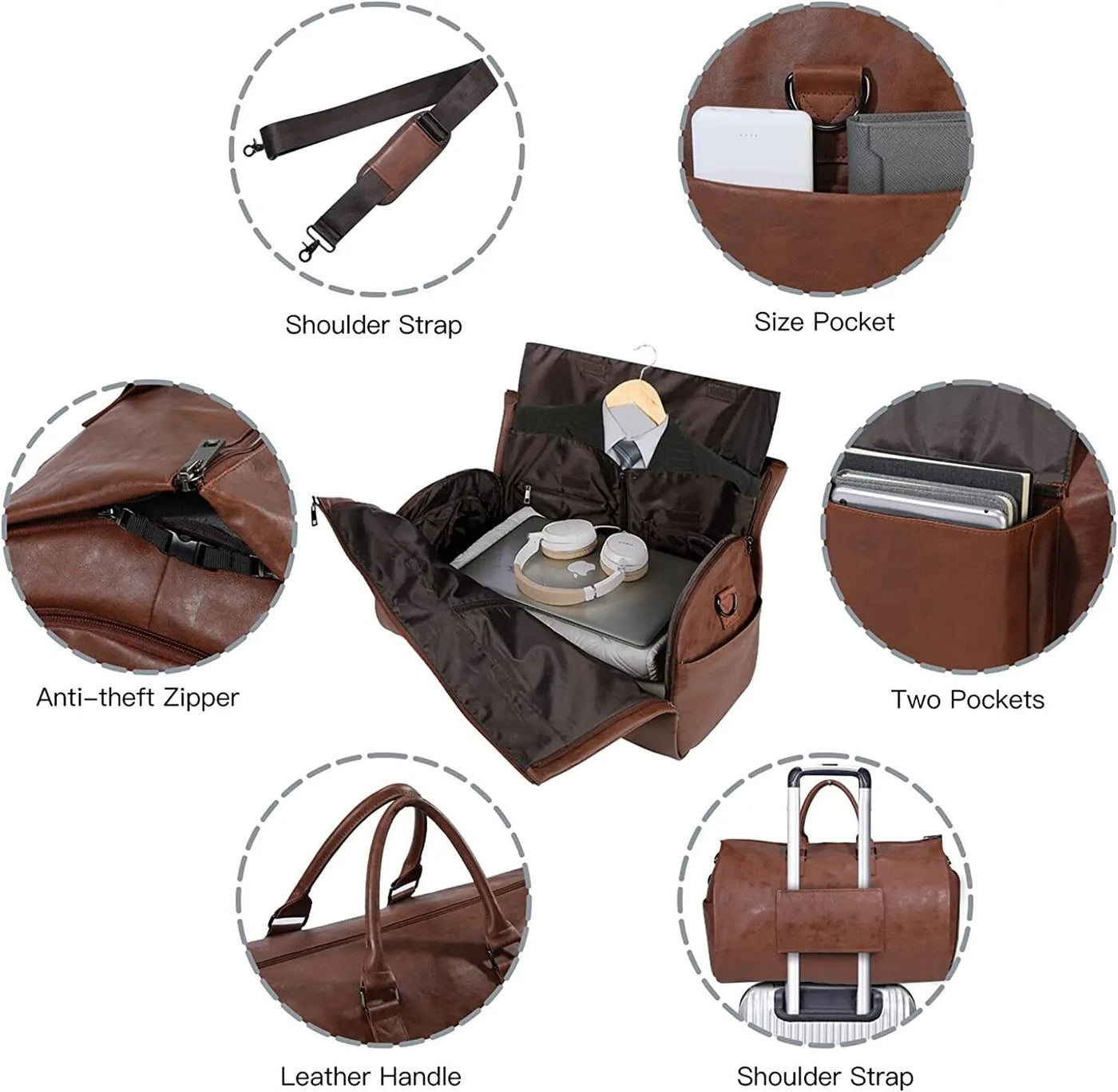 Liv | Compact and foldable duffel bag with modern design