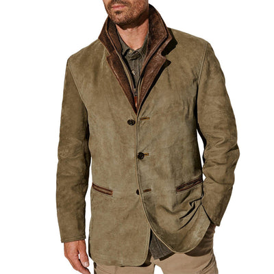 Edison Vintage Buckskin Leather Jacket