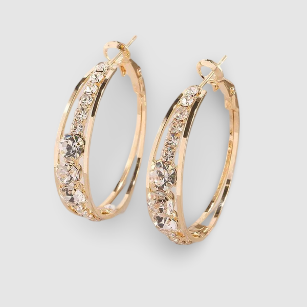 Elegant Gold-plated Earrings~