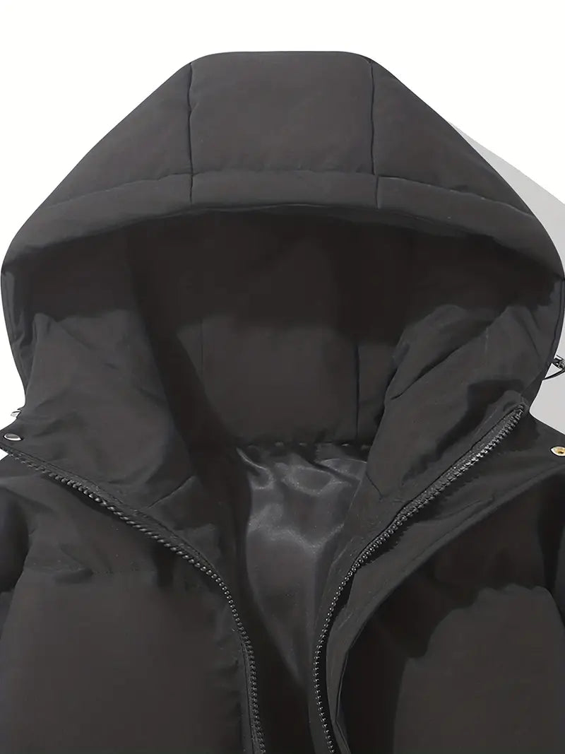 Casey - Lined winter jacket with hood