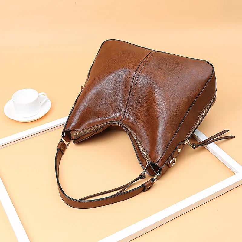 Mira – Vintage Leather Shoulder Bag