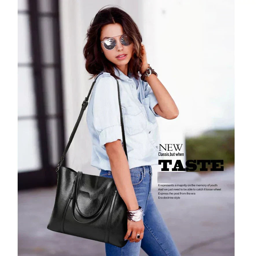 Kelly – Refined Leather Shoulder Bag