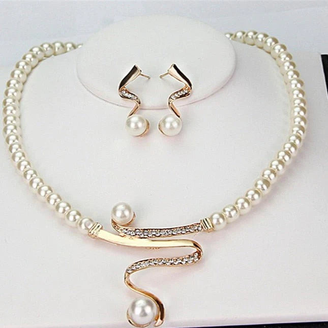 Lane – Natural Pearl Jewelry Set