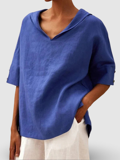Olivia – Casual V-Neck Blouse