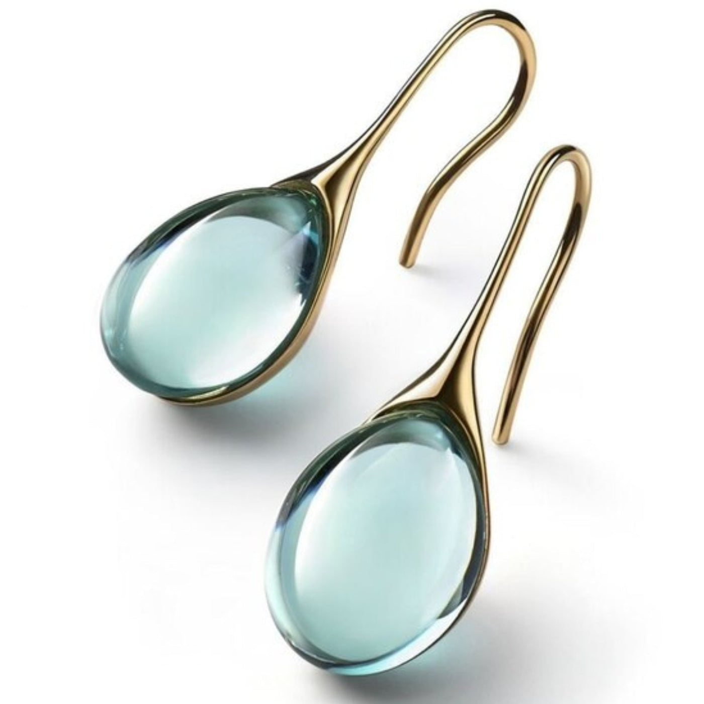 Nova - Crystal Drop Earrings in Gold and Silver
