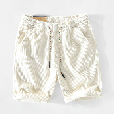 Logan – Corduroy Drawstring Shorts