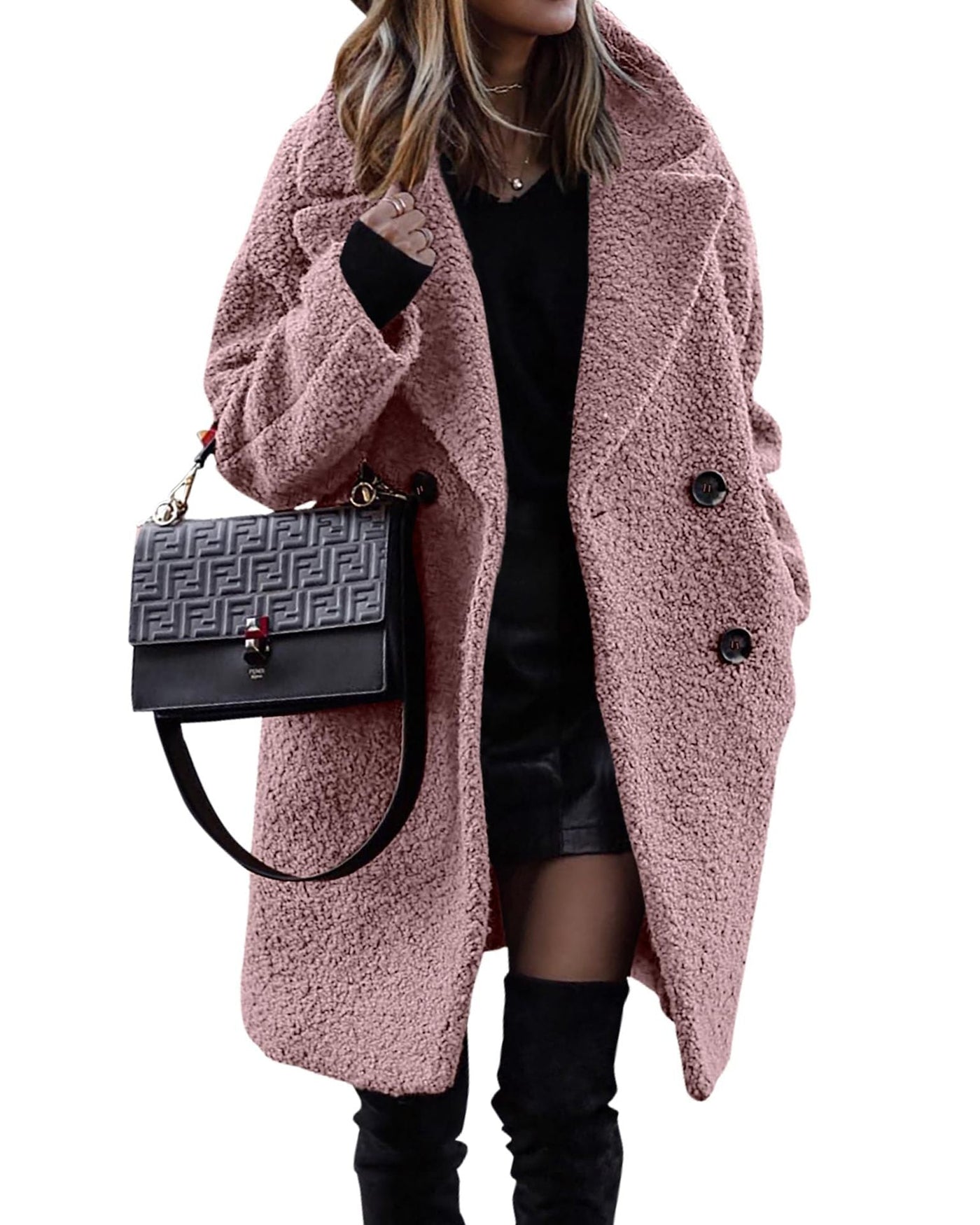 Stella - long plush coat