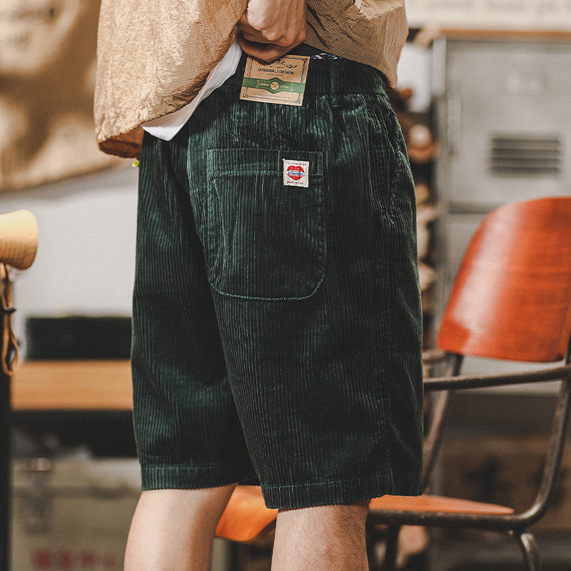Logan – Corduroy Drawstring Shorts
