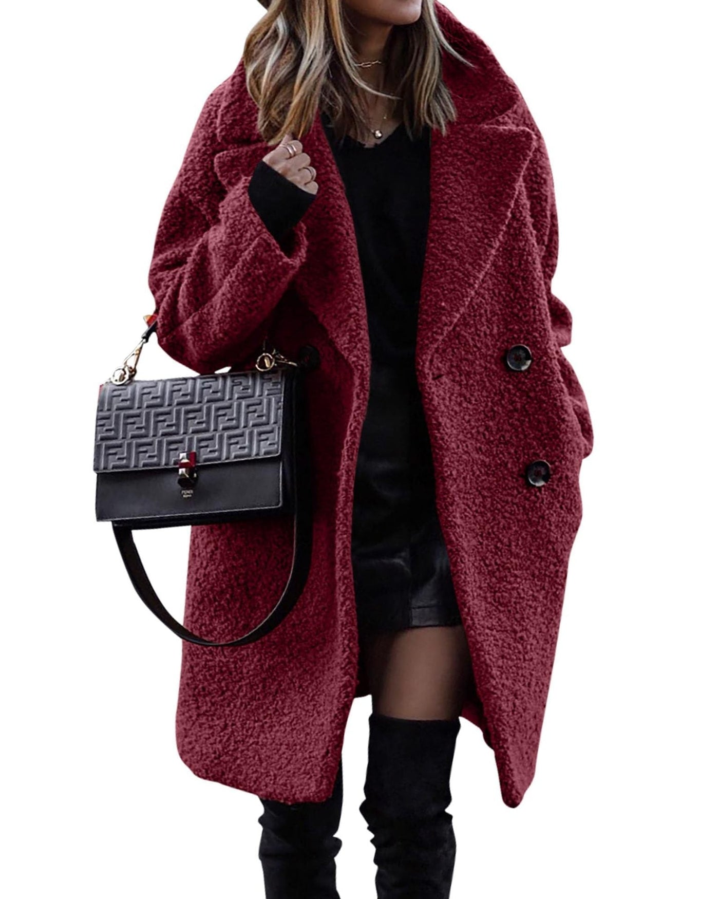Stella - long plush coat