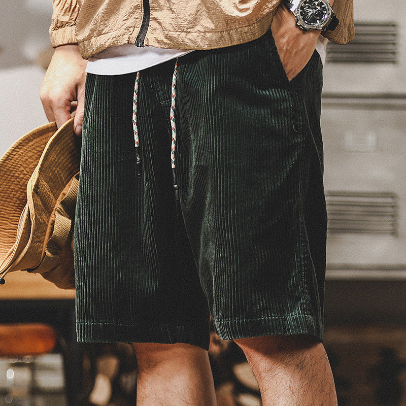 Logan – Corduroy Drawstring Shorts