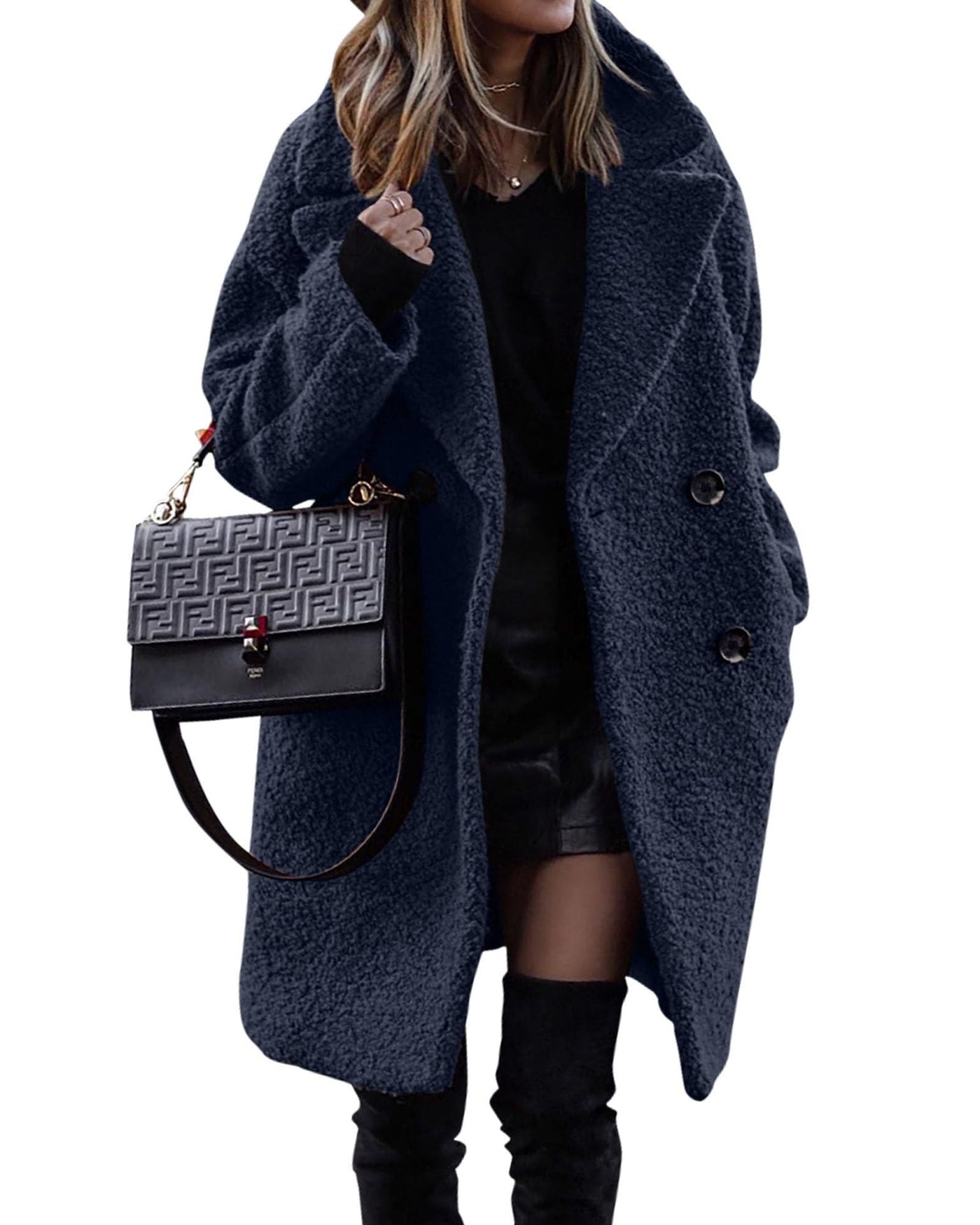 Stella - long plush coat