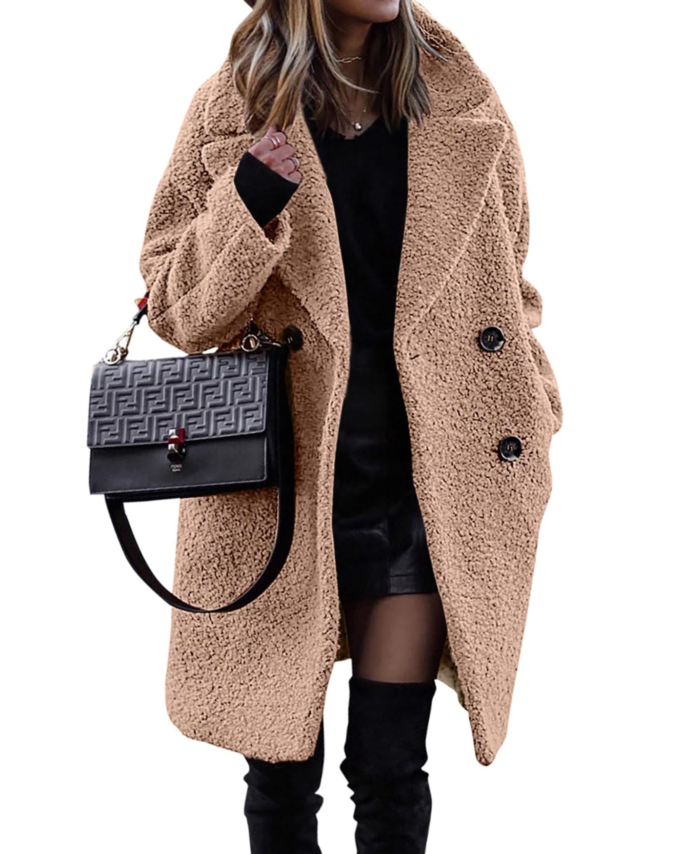 Stella - long plush coat