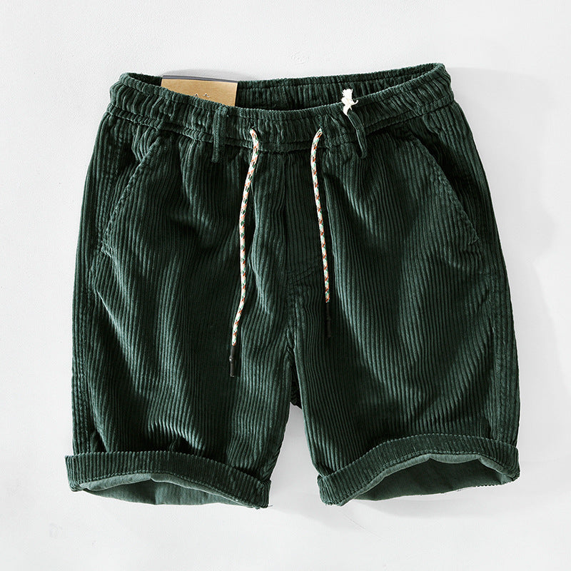 Logan – Corduroy Drawstring Shorts