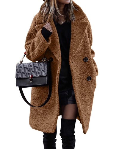 Stella - long plush coat
