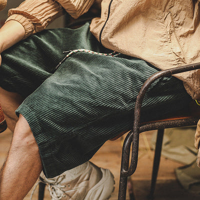 Logan – Corduroy Drawstring Shorts