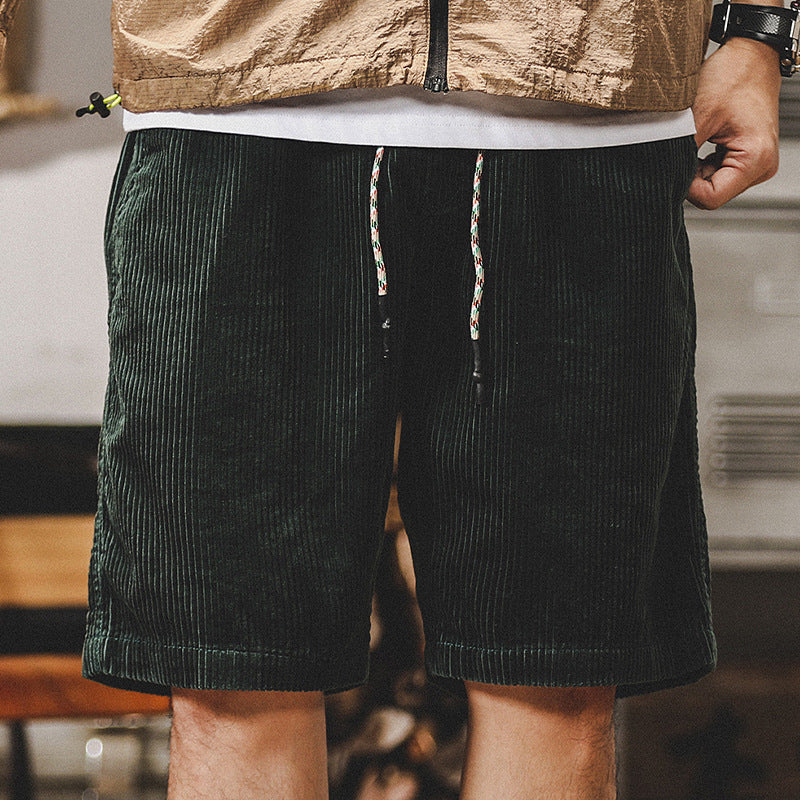 Logan – Corduroy Drawstring Shorts