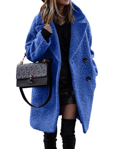 Stella - long plush coat