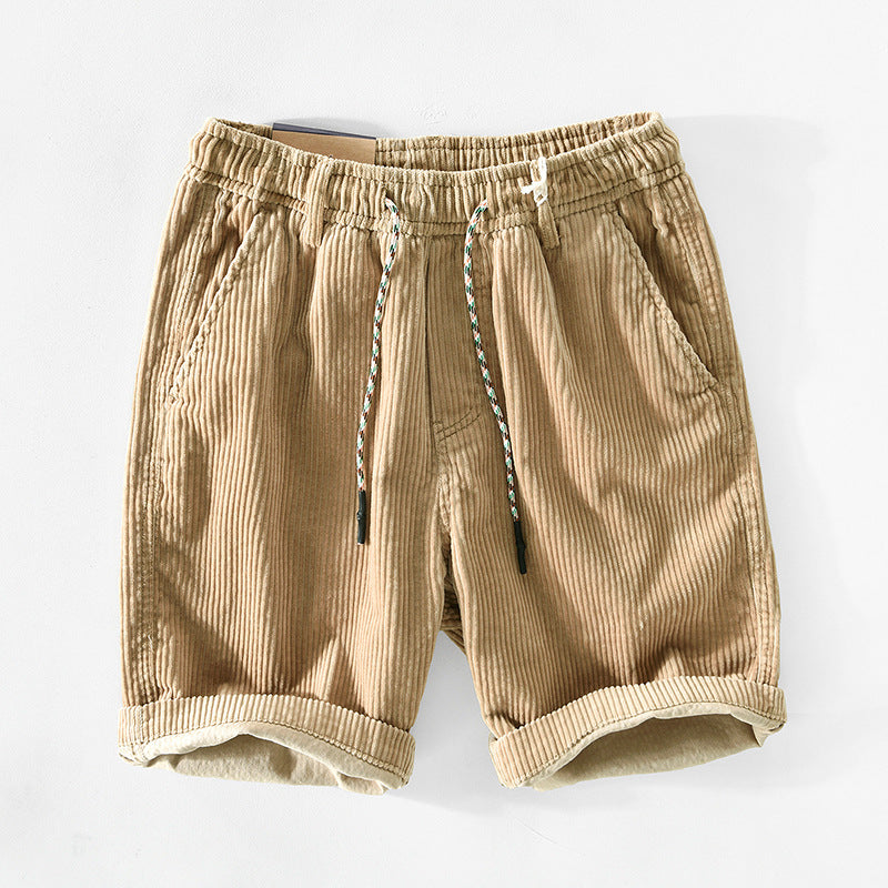 Logan – Corduroy Drawstring Shorts