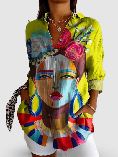Julia – Portrait Art Print Blouse