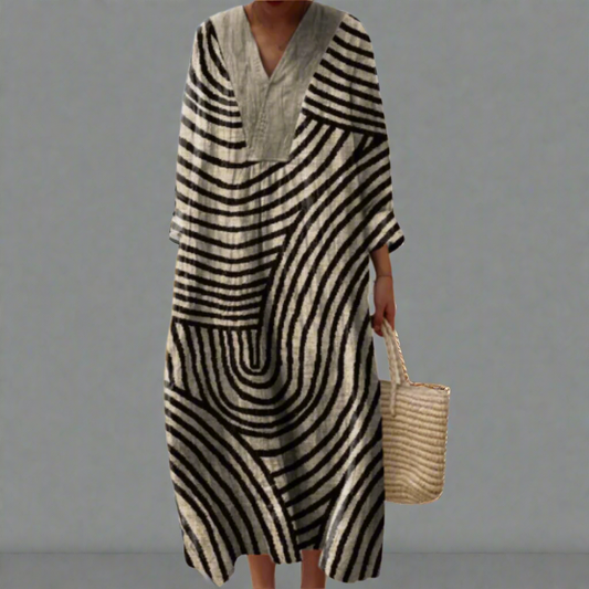 Abigail - Elegant Geometric Dress