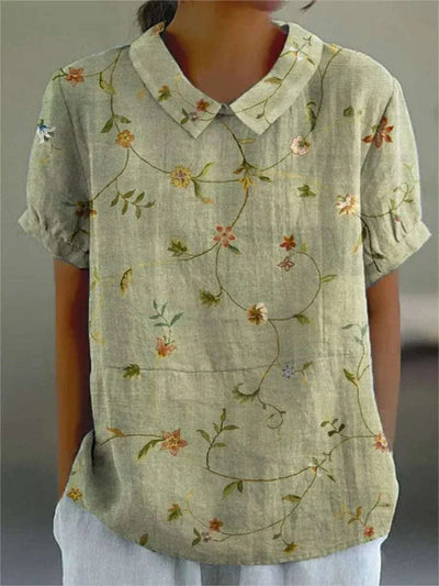 Rosana - Retro Floral Shirt