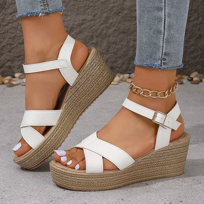 Daphnie© - Elegant Wedge Sandals