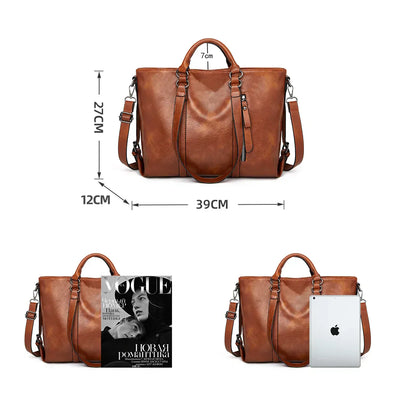 Rowan™ Large Leather Bag