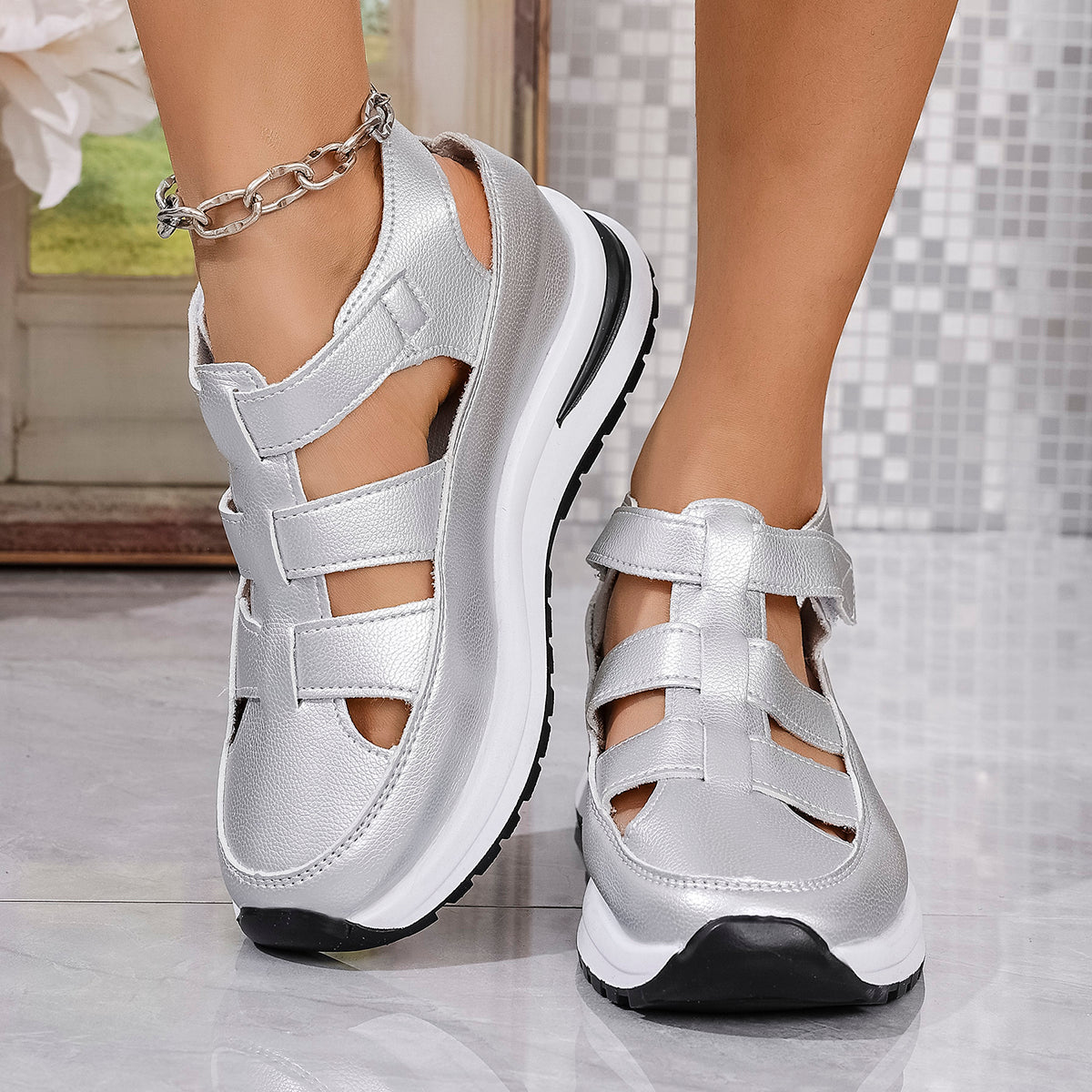 Madrid Breeze Leather Sandals