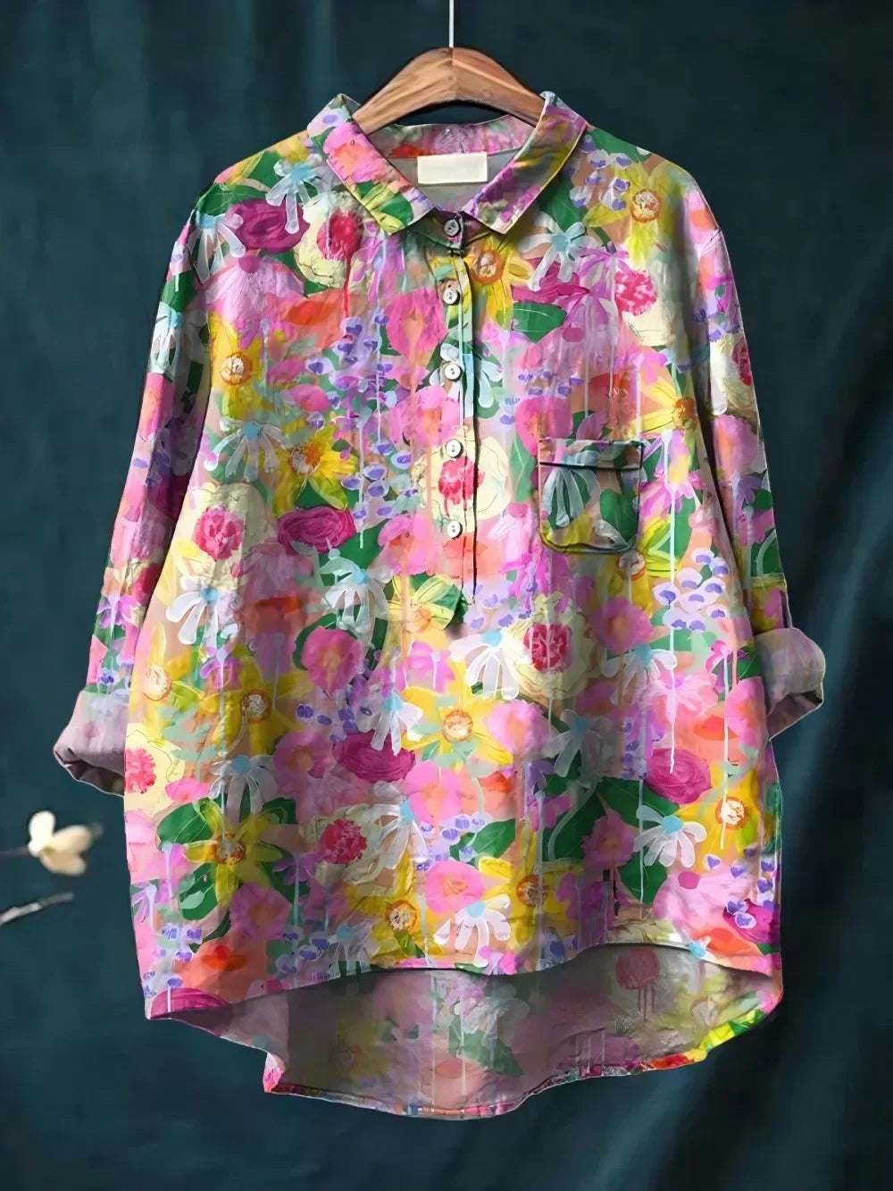 Maya – Painted Meadow Shirt