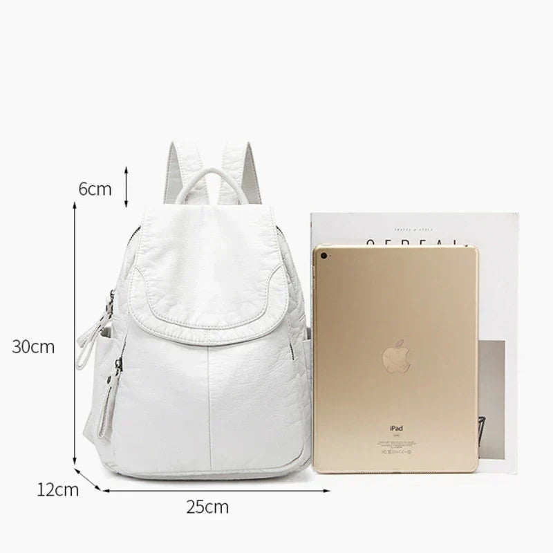 Rowan™ Washed leather backpack