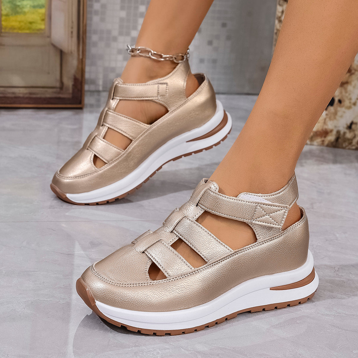 Madrid Breeze Leather Sandals