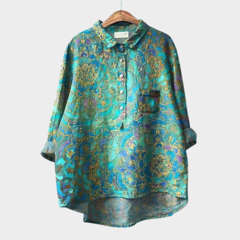 Margot – Floral Pattern Blouse