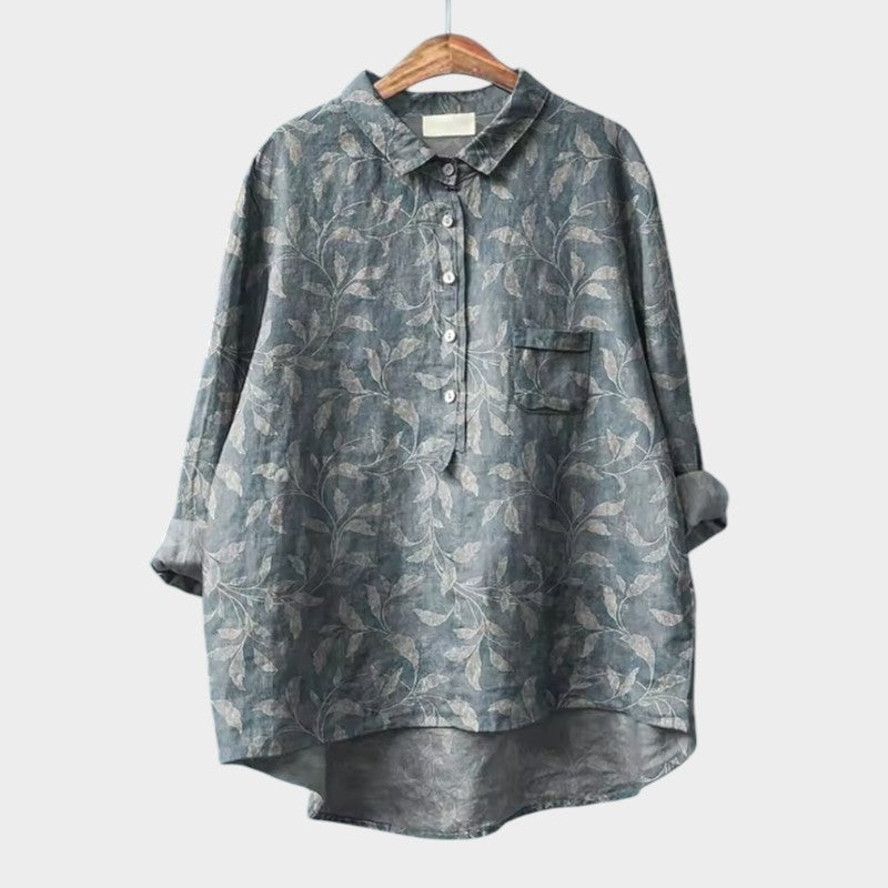 Lena – Delicate Trim Blouse