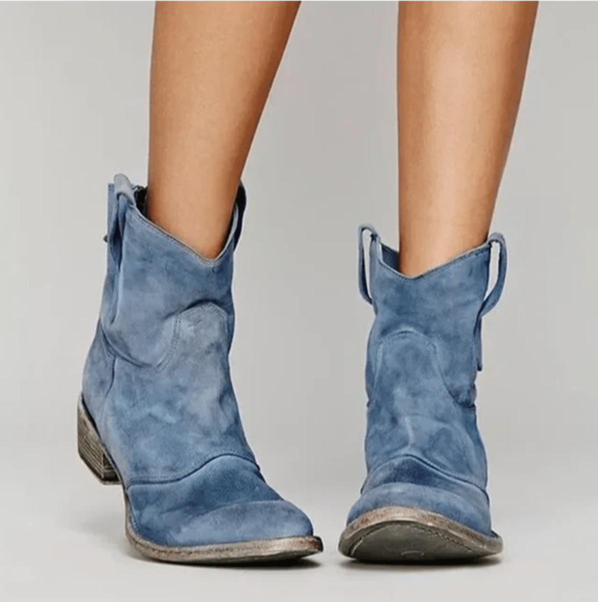 Rachel Suede Western Boots