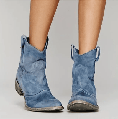 Rachel Suede Western Boots