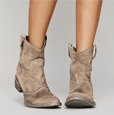 Rachel Suede Western Boots
